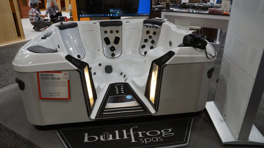 Bullfrog Walk In Spa Point of Sale Hot Tub Insider